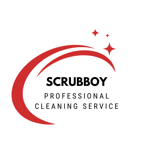 ScrubBoy professional cleaning services logo.